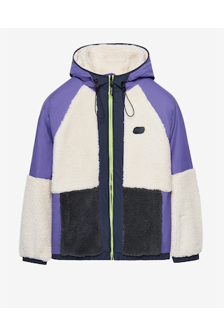 Skechers W Outdoor Fleece Full Zip Sherpa Kadın Mor Mont S232311-4198 Mor