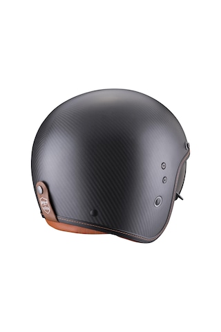 Scorpion Belfast Evo Carbon Açık Motosiklet Kaskı Mat Siyah