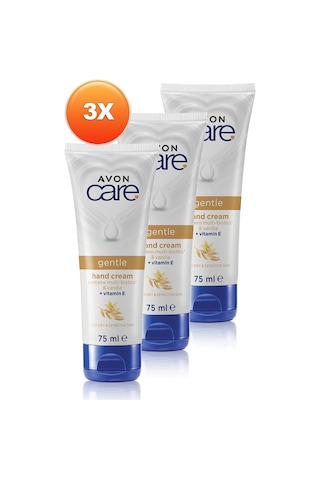 Avon Care Vanilya Içeren E Vitaminli Kuru Ciltler İçin El Kremi 3 x 75 ML