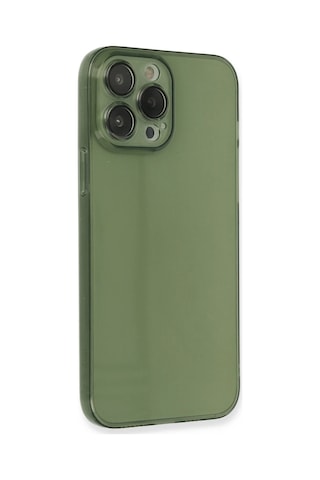 Newface - 277 - iPhone Uyumlu 13 Pro Kılıf Fly Lens Silikon - Csmo-tex - - Yeşil