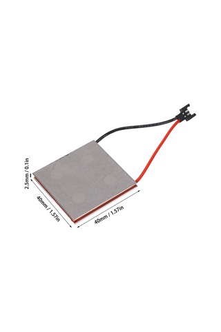 Qingmipy Ateşlik Fanı Tamiri İçin Grafit Termoelektrik Jeneratör Bloku - 227 C Isı Dayanıklı, Kolay Değiştirilebilir Tamir Aksesuarı