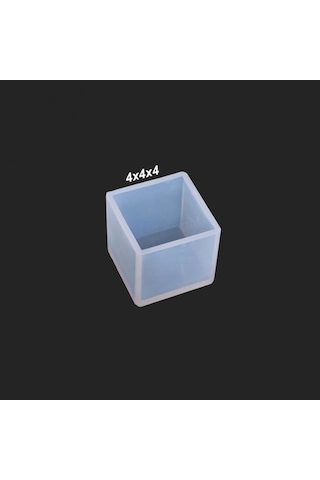 Küp Reçine Epoksi Silikon Kalıp - 59 - 4 Cm