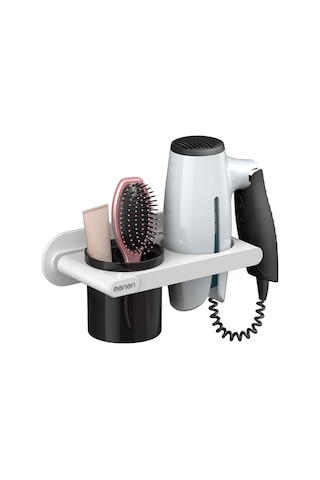 Mengni-menen Saç Kurutma Makinesi Tutucu Duvara Monte Saç Beyaz Diğer