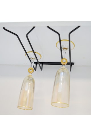 Siyah 2 Bölmeli V Bardaklık Kadehlik