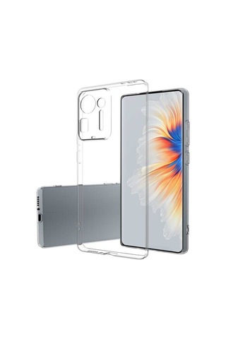 Xiaomi Mi Mix 4 Kılıf Şeffaf Silikon Hibrit Case Renksiz