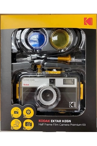 Kodak Ektar H35n Yarı Çerçeveli Fotoğraf Makinesi - Premium Kit