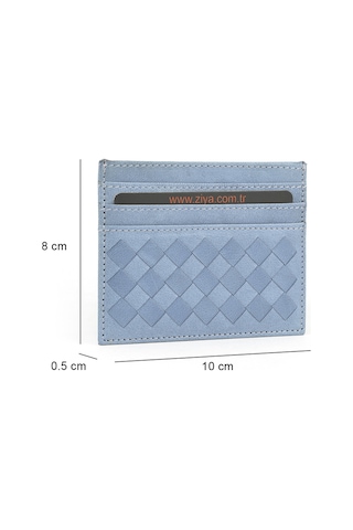 Ziya, Unisex Hakiki Deri Kartlık 1539852z05 Mavi 1539852z05 210 Mavi