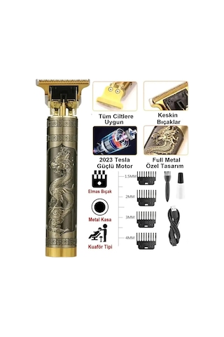 Hair Trimmer Profesyonel Saç Sakal Ense Tıraş Makinesi