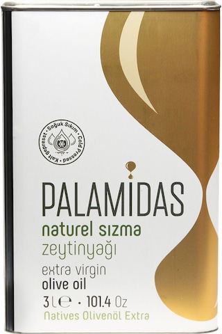Palamidas Tnk Soğuk Sıkım Natürel Sızma Zeytinyağı 3 L