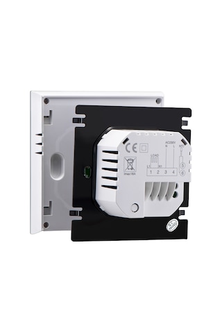 Moveevo Bht-1000-gb Beyaz Radyant Isıtma Termostati, 5+1+1 Günlük Programlama, Akıllı Dokunmatik Kontrol, Wifi Olmadan