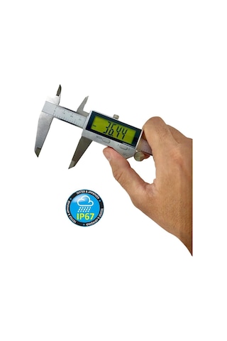 Dasqua 200Mm Su Geçirmez Dijital Kumpas Geniş Ekran 2610-8110