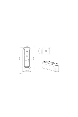 Bemis Mono Mobile Elektrikli Araç Taşınabilir Şarj Cihazı 3,7 - 7,4 Kw - 15 Metre - Çanta 3,7 - 7,4 Kw
