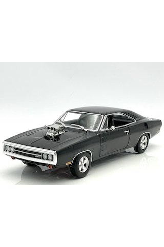 1:18 Ölçek Greenlight 1970 Dodge Charger With Blown Engine Diecast Metal Minyatür Model Araba 25cm