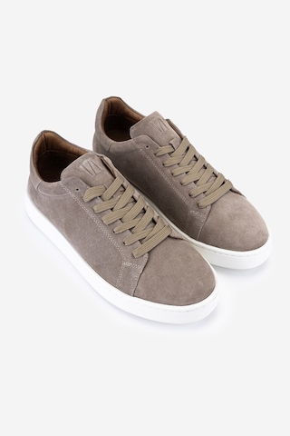 Valmenti Erkek Hakiki Deri Bej Süet Sneakers & Spor Ayakkabı 04 4411 Erk Ayk Y26 Bej Suet