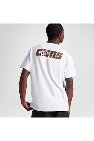 Converse Loose Fit Erkek Baskılı Beyaz T-shirt