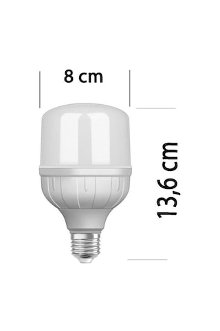 Osram 18W (104W) Büyük Boy Led Ampul Beyaz Tasarruflu Jumbo Torch 6500K Boy:13.6 CM