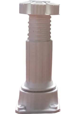Plastik Baza Ayağı Beyaz 12-17 Cm 5 Adet