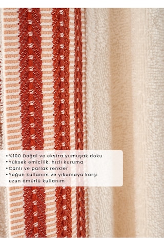 Bella Maison Premium Ege Pamuğu Bornoz Ekru S/m Ekru