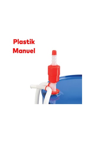 Badem10 Araba Araç Otomobil Benzin Mazot Su Pompası Yakıt Transfer İkmal Aktarma Plastik Pompa Vak Vak