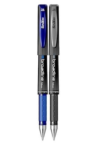 Offıce Broadlıne 1.0 Mm Jel Kalem Siyah & Mavi 2&apos Li Blister 124-Pembe