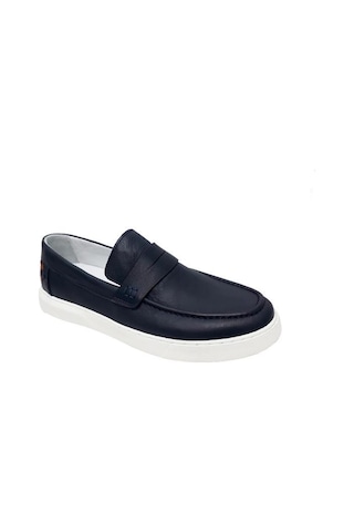 Greyder 67853 Hakiki Deri Erkek Sneaker Ayakkabı Lacivert