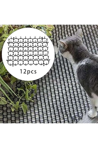 Besthome1 Suntek 12 Adet Kedi Scat Kovucu, Sivri-uçlu-mat, 5.9x7.8cm Kedi Oyuncak Seti