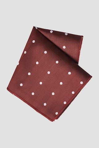 Ac&Co / Altınyıldız Classics Erkek Beyaz - Bordo Kravat - Mendil Set Beyaz - Bordo