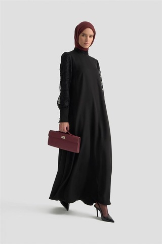 Armine Elbise 25kd1914 Siyah Siyah