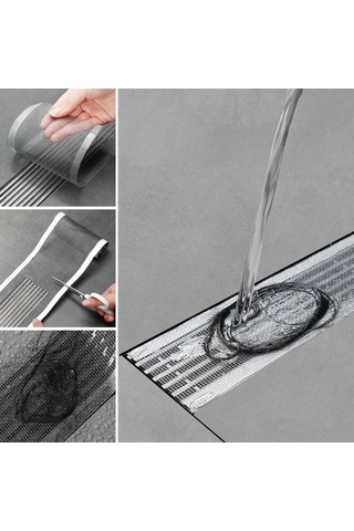 Buffer Kendinden Yapışkanlı Giderlere Haşere Önleyici Bant 2mt Gri