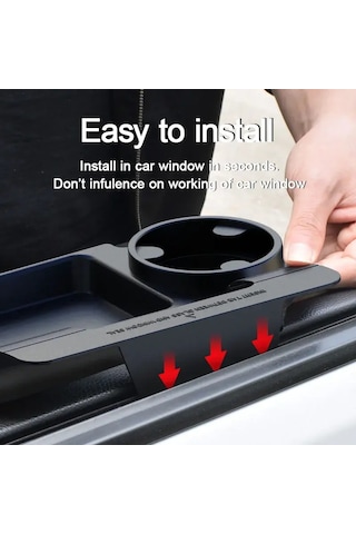 Araç Kapı Bardaklık Telefon Tutucu Ve Saklama Alanı Araba İçin Organizer Ses Yapmaz - 9036951936366