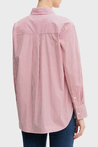 Tommy Hilfiger Bayan Gömlek Ww0ww48190 0e7 Kırmızı Kırmızı