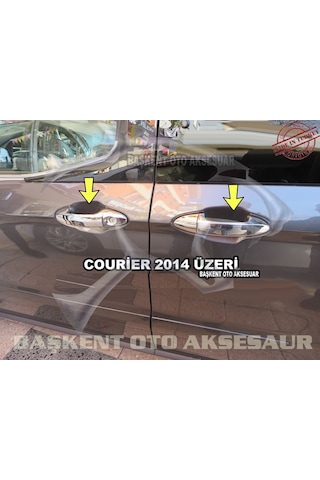 S-Dizayn  Ford Courier Krom Kapı Kolu 4 Kapı 2014   Üzeri