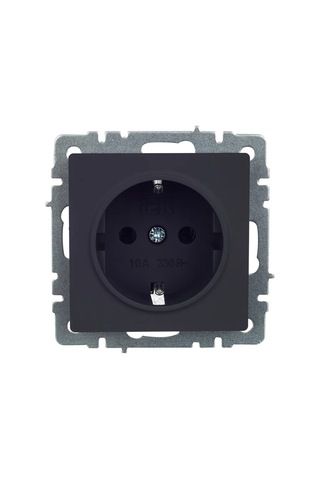 Iek Brite Topraklamalı Tekli Priz, Kapaksız 305428855 Ürün Numarası Br-r11-16-k53