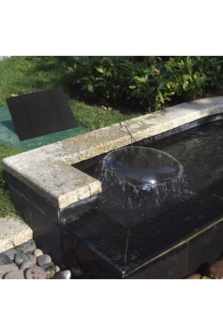 Youmex Güneş Enerjili Su Pompa, 70cm Sprinkler Yüksekliği, 200l/h Akış Hızı, Açılandırılabilir Panel, Çeşitli Sprey Başlıkları