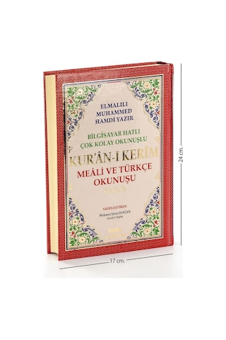Türkçe Okunuşlu Kuranı Kerim Ve Mealli -Orta Boy Seda Yayınları