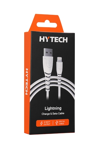 Hytech Hy-xtk20 2.4a Lightning 1m Beyaz Hızlı Şarj Kablosu HY-XTK