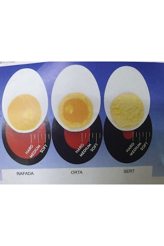 Renk Değiştiren Yumurta Zamanlayıcı Kıvamlayıcı Kırmızı