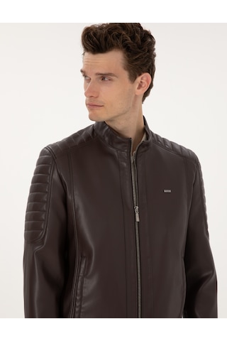 Pierre Cardin Erkek Kahverengi Deri Mont-kaban 50318037-400 Kahverengi