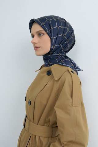 Armine Saf İpek Sura Eşarp-2026 İlkbahar-yaz- 953800d Lacivert