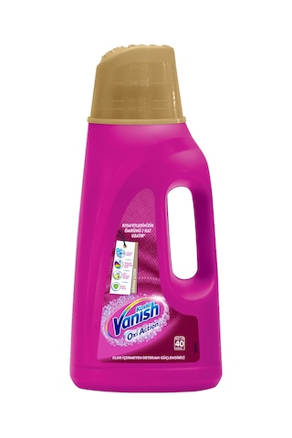 Vanish Kosla Oxi Action Gold Pembe Renkliler için Sıvı Leke Çıkarıcı & Deterjan Güçlendirici 2 L