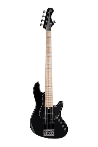 Cort Njs5 Bk Bass Gitar, 5 Telli, Çantalı, Siyah