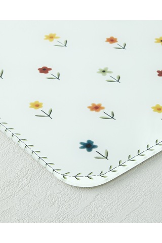 English Home Arnie Cam Kesme Tahtası 24,5x34,5 Cm Renkli Çok Renkli