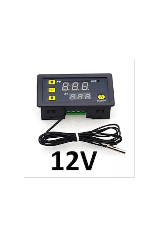 W3230 12v Dijital Termostat Kuluçka Makinalarına Uygun Hassas