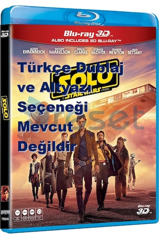 Star Wars Solo A Star Wars Story 3D+2D Blu-Ray 2 Diskli