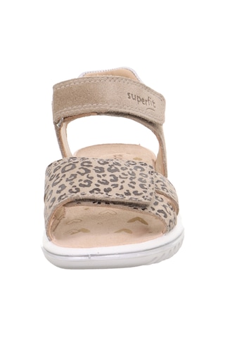 Superfit Sparkle Kız Çocuk Sandalet - Bej Leopar 609004-4010