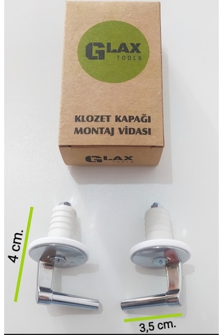 Klozet Kapağı Vidası / Klozet Kapak Vidası - Metal Üstten Sıkmalı