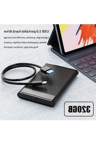 Fastbuy Dream011 Hızlı 3.0 Usb Taşınabilir 320gb Sabit Disk Type-c, Hafif Dayanıklı Tv Bilgisayar Uyumlu