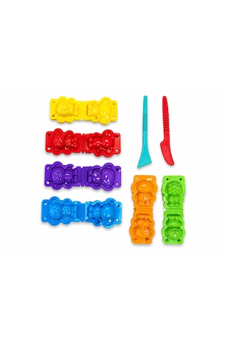 Uniqlion Oyun Hamuru 3 Boyutlu Hayvanlar 18,5x15,5x5cm Kırmızı
