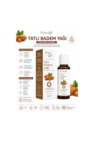 Tatlı Badem Yağı 50 Ml - Saç, Kaş, Kirpik Ve Cilt Bakım Yağı