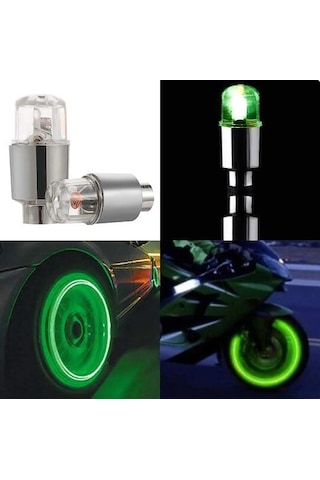 Işıklı Bisiklet Araba Sibop Kapağı 2 Adet - 9034981918963do